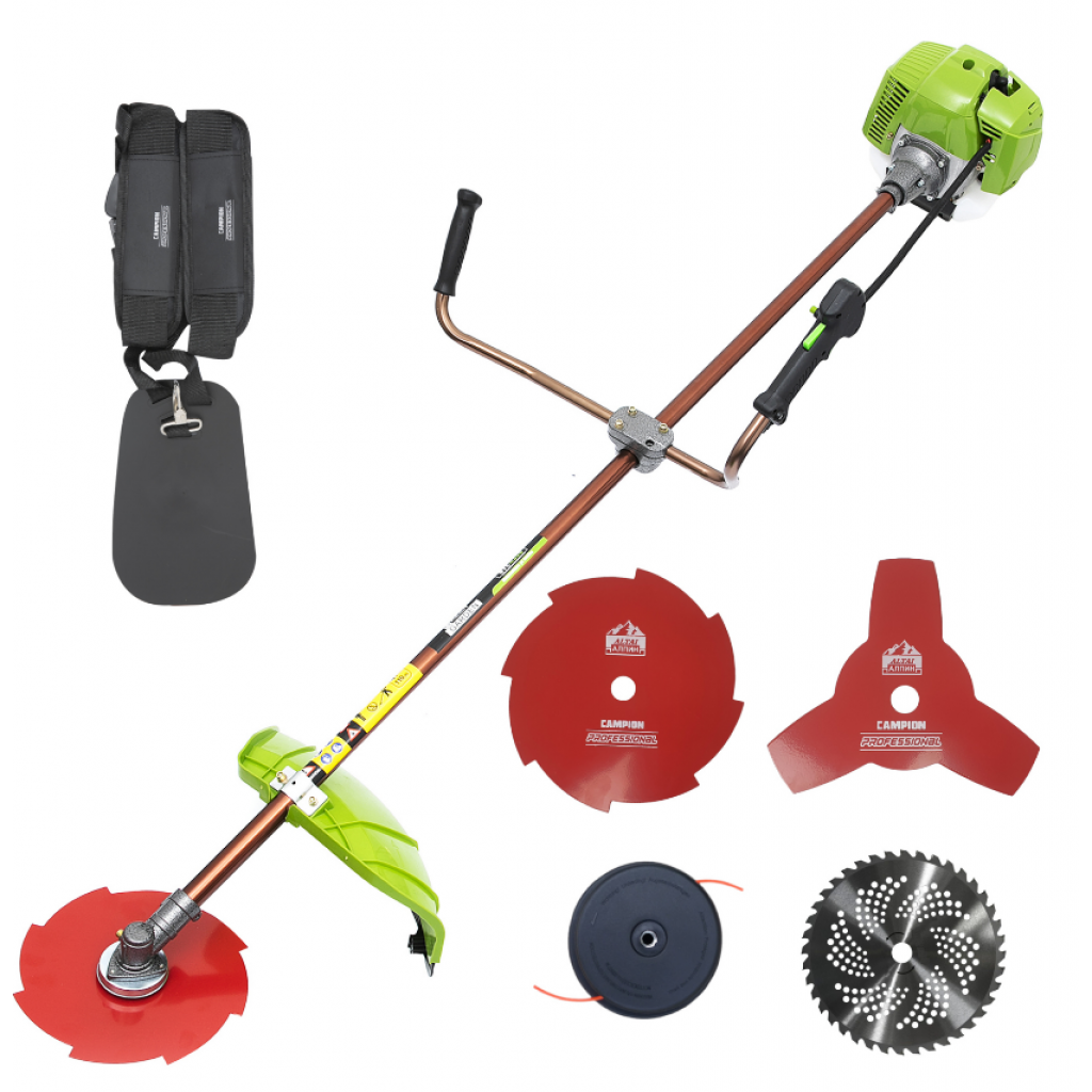 Motocoasa Profesionala GreenGarden GTC 4350, 6 cp, 4 tipuri de
